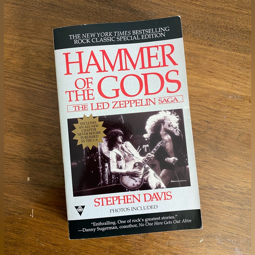 ✨2for$10✨ Hammer of the Gods book by Stephen Davis (Led Zeppelin Saga)